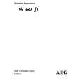 AEG B60D S Owner's Manual