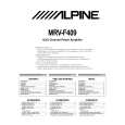 ALPINE MRVF409 Owner's Manual