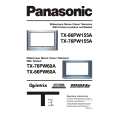 PANASONIC TX76PW155A Owner's Manual