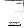 ARTHUR MARTIN ELECTROLUX TV3500X1 Owner's Manual