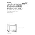 SONY PVM2043MD Owner's Manual