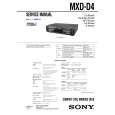 SONY MXDD4 Owner's Manual