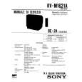 SONY KVM1621A Service Manual