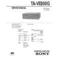 SONY TA-VE800G Service Manual