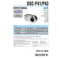 SONY DSC P43 Service Manual