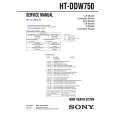 SONY HTDDW750 Service Manual
