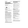 SONY SRFPSY04 Owner's Manual