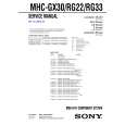 SONY MHCRG22 Service Manual