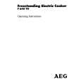 AEG F640TG Owner's Manual
