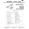 SHARP SF-2314 Parts Catalog