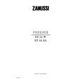 ZANUSSI ZF54W Owner's Manual