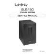 INFINITY SUB450 Service Manual