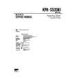 SONY KPRS53SN1 Service Manual
