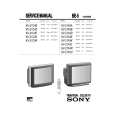 SONY KV21X4U Service Manual
