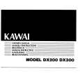 KAWAI DX300 Owner's Manual