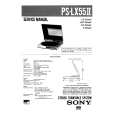 SONY PSLX55II Service Manual