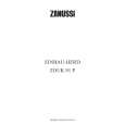 ZANUSSI ZOUK91PX Owner's Manual