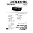 SONY XR5150 Service Manual