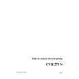 FAURE CVH 273N HIC 28D Owner's Manual