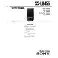 SONY SS-LB455 Service Manual