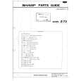 SHARP Z-72 Parts Catalog
