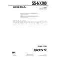 SONY SS-NX300 Service Manual