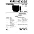 SONY KVM2150E Service Manual