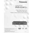 PANASONIC DVDA310CA Owner's Manual