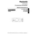 PANASONIC PTL701E Owner's Manual