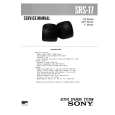 SONY SRS17 Service Manual