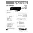 SONY TCW306 Service Manual
