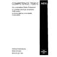 AEG 7500E-BCH Owner's Manual