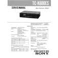 SONY TCK600ES Service Manual