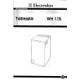 ELECTROLUX WH115 Owner's Manual