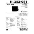 SONY KVX2151B Service Manual