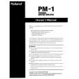 ROLAND PM-1 Owner's Manual