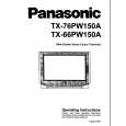 PANASONIC TX76PW150A Owner's Manual