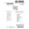SONY MZDN430 Service Manual