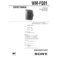 SONY WMFQ01 Service Manual