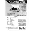 SONY PSLX22 Service Manual
