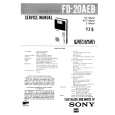 SONY FD20AEB Service Manual