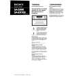 SONY SAS900 Owner's Manual