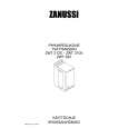 ZANUSSI ZWT385 Owner's Manual