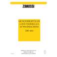 ZANUSSI DW684 Owner's Manual
