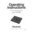PANASONIC PTL104P Owner's Manual