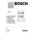 BOSCH SMS1020 Owner's Manual