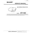 SHARP DT100 Service Manual
