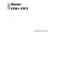RHODES MK-80 Owner's Manual