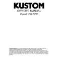 KUSTOM 100DFX Owner's Manual