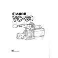 CANON VC30 Owner's Manual